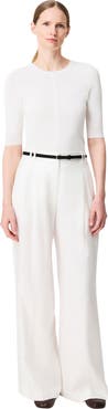 Another Tomorrow Pleated Trouser