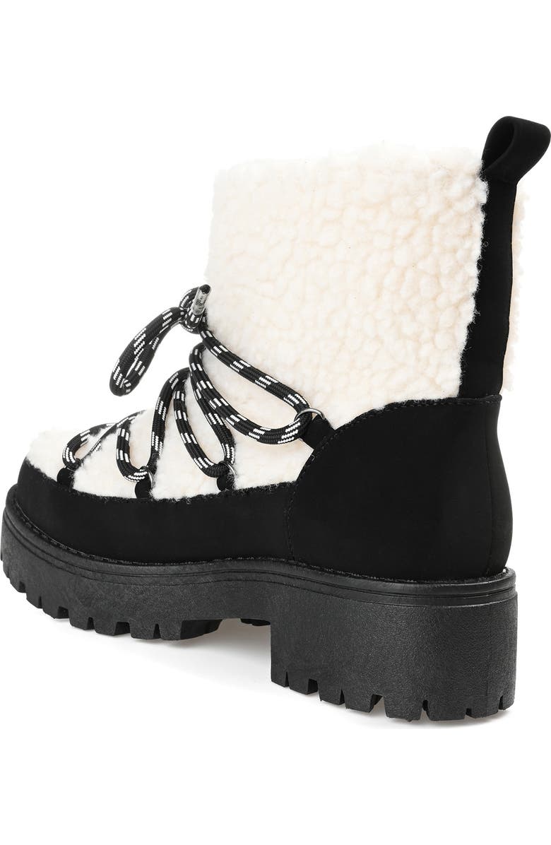 Journee Collection Roylynn Faux Shearling Lug Sole Boot, Alternate, color,