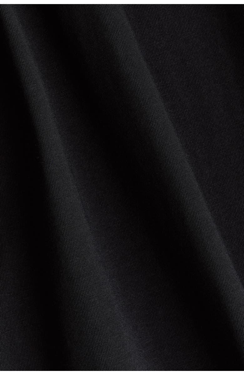 H&M Long t-shirt dress, Alternate, color, Black