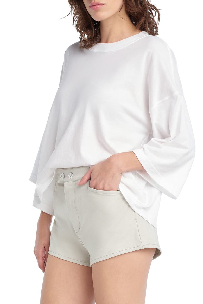 The Over It Organic Cotton Tee, Alternate, color, WHITE