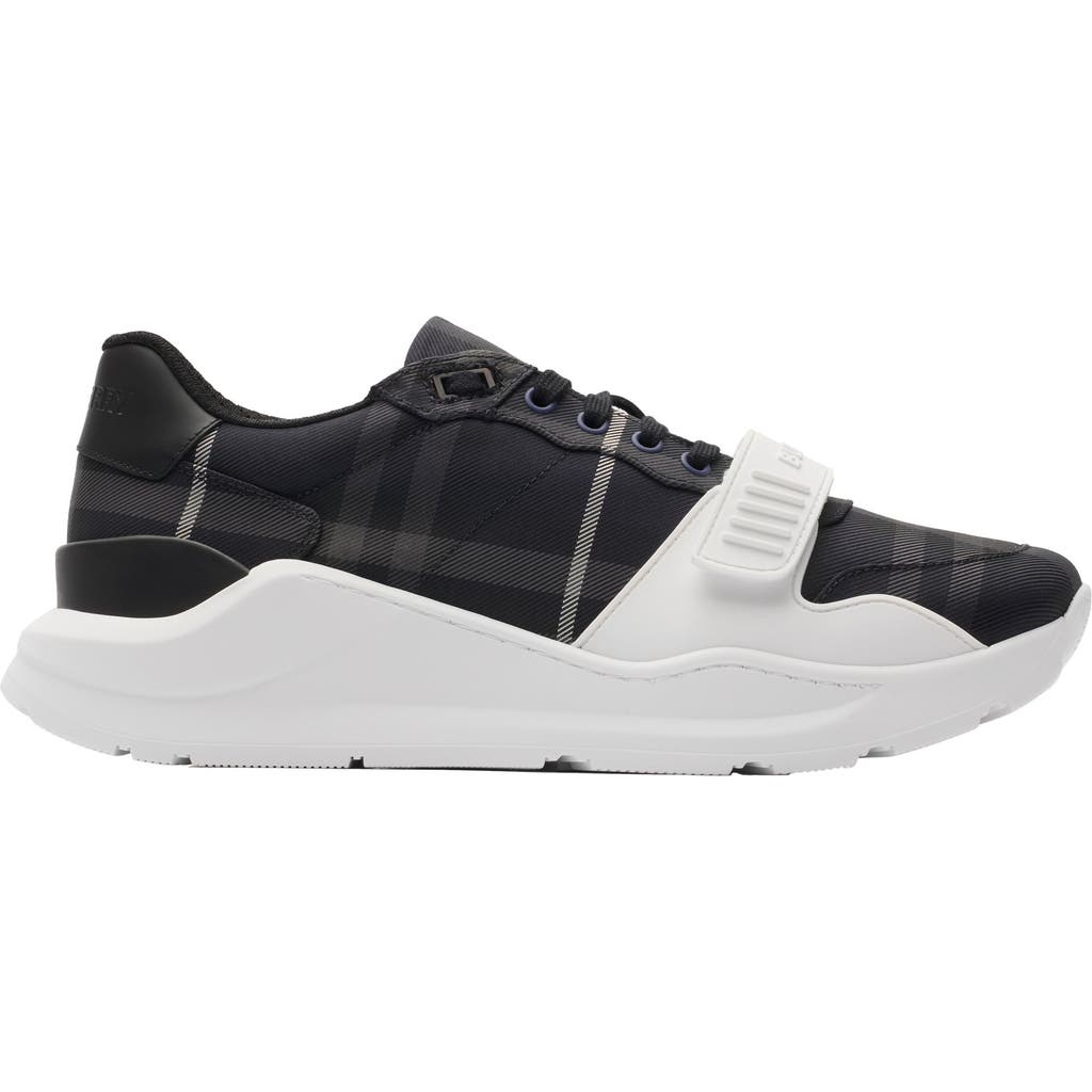 Burberry Karierte Sneakers In Black