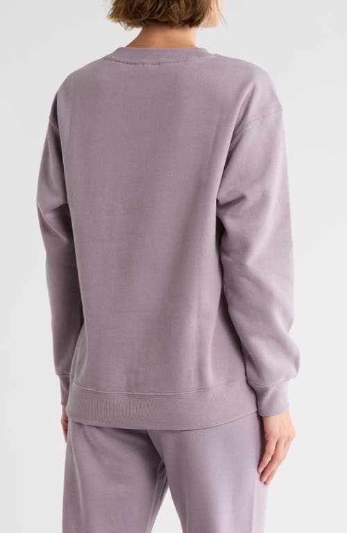 Calvin Klein Performance Logo Patch Fleece Sweatshirt In Multi