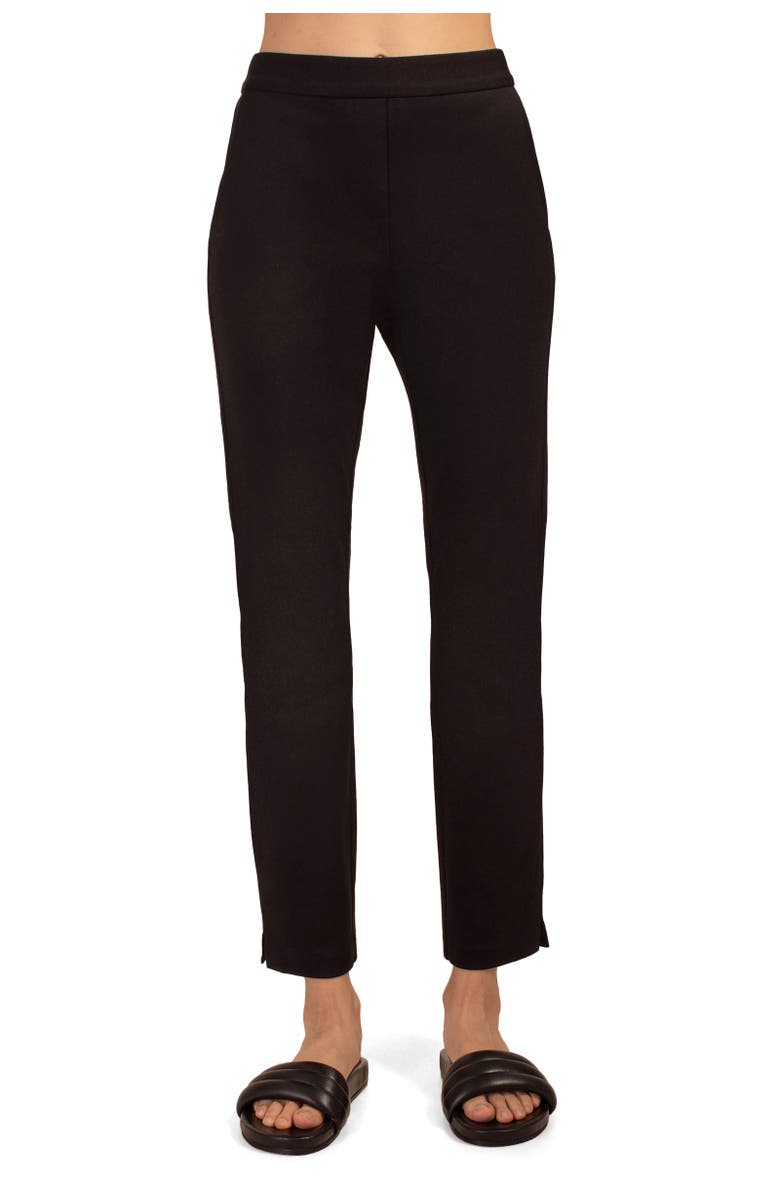 Trina Turk Laze Ponte Legging, Main, color, Black