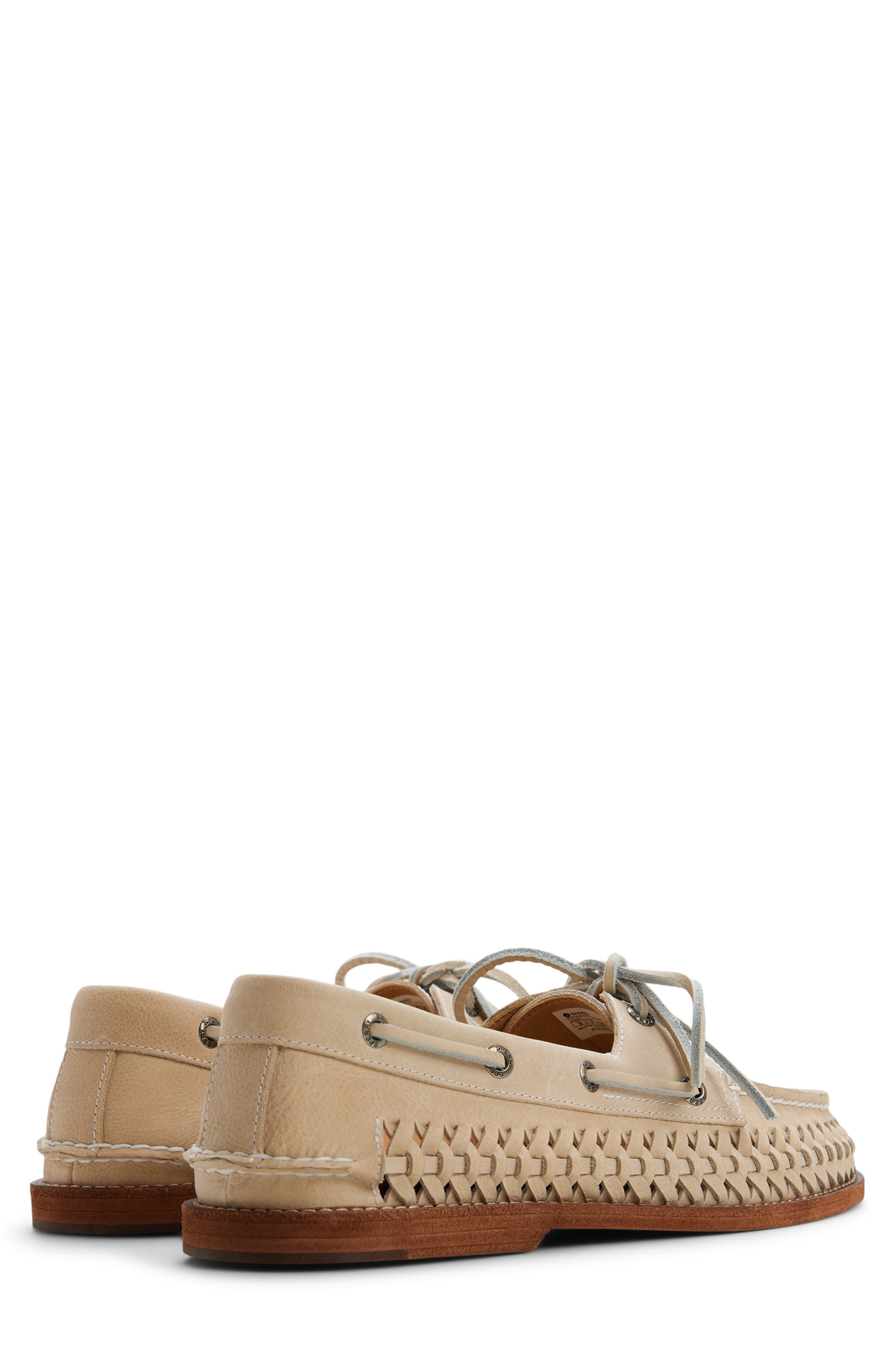 Sperry Gold Cup Authentic Original Woven Boat Shoe, Alternate, color, 