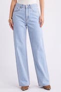 Menina Step High Waist Straight Leg Jeans