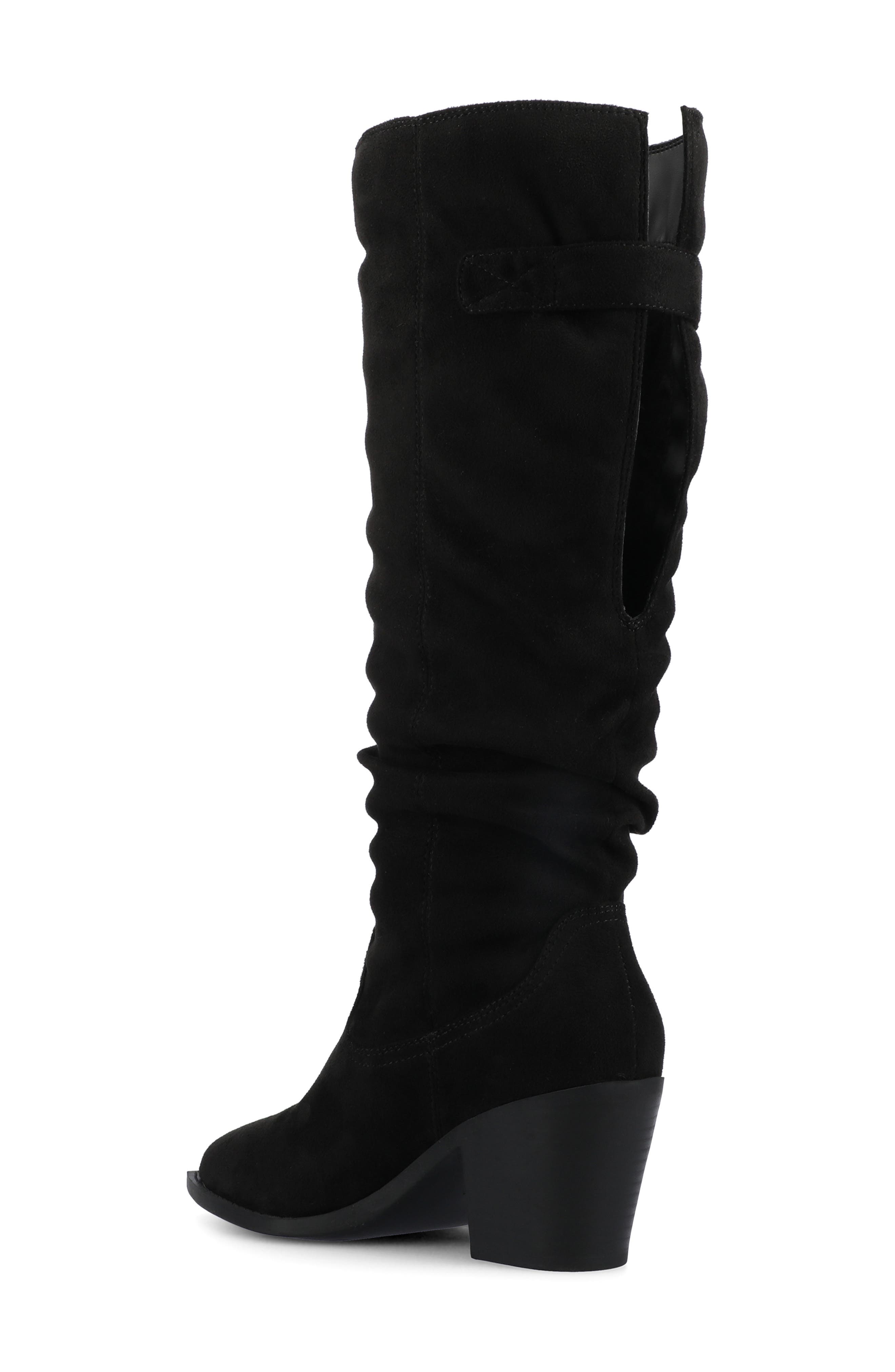 Journee Collection Kaleah Slouchy Boot - Wide Width Available, Alternate, color, Black