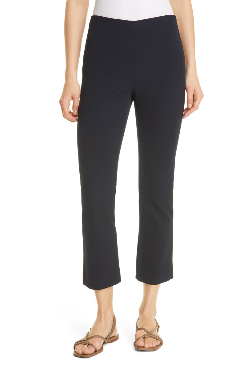 Vince Crop Flare Pants, Main, color, Coastal