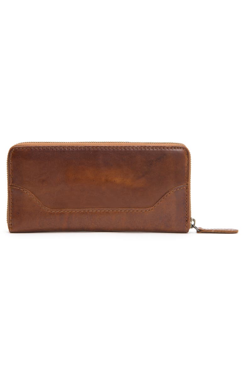Frye Melissa Leather Wallet, Alternate, color, Cognac