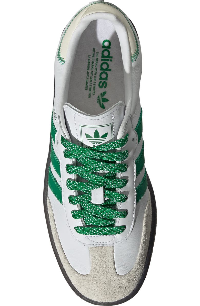 adidas Sambae Sneaker, Alternate, color, White/ Green/ Off White