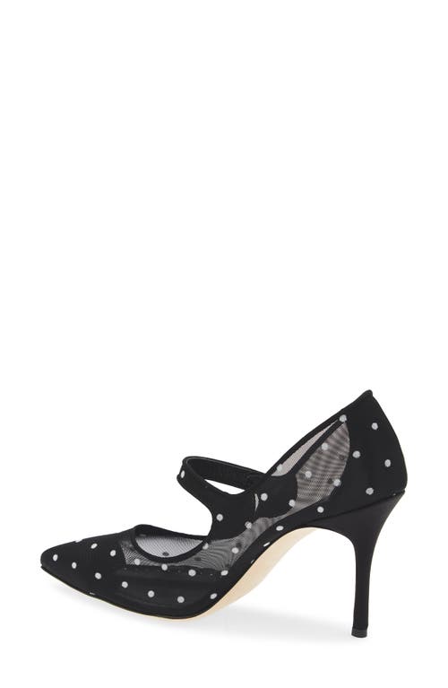 Manolo Blahnik Campari Polka Dot Mary Jane Pump