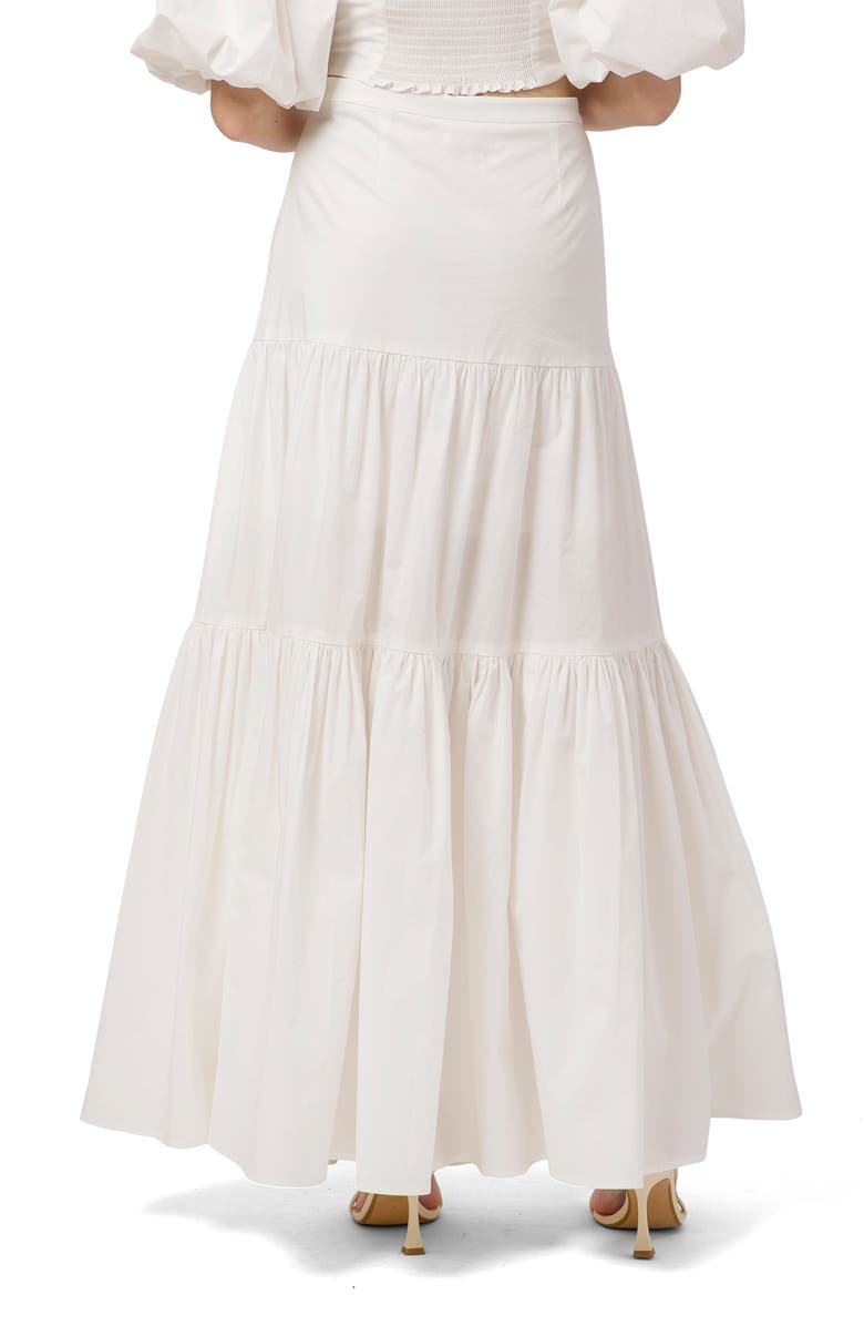 WAYF Tiered Maxi Skirt, Alternate, color,