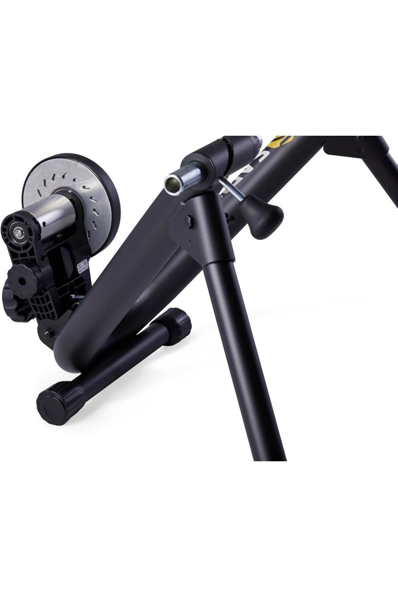Indoor Bike Trainer with Magnetic Resistance and App Compatibility, Alternate, color, Black