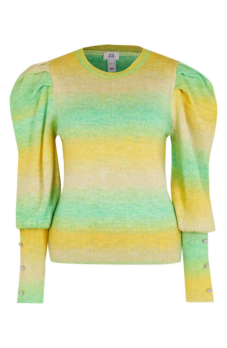 River Island Ombré Stripe Sweater, Alternate, color, 