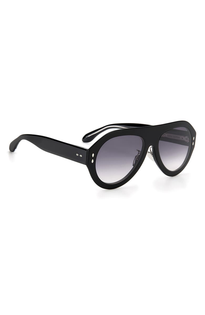 Isabel Marant 59mm Gradient Aviator Sunglasses, Alternate, color,
