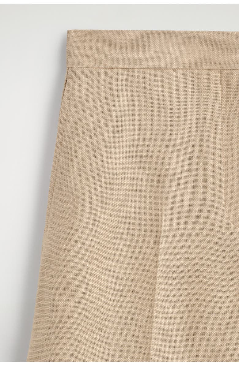 COS Longline Tailored Shorts, Alternate, color, Beige
