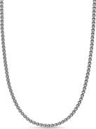David Yurman Men's Double Box Chain Necklace in Sterling Silver, 2.6mm