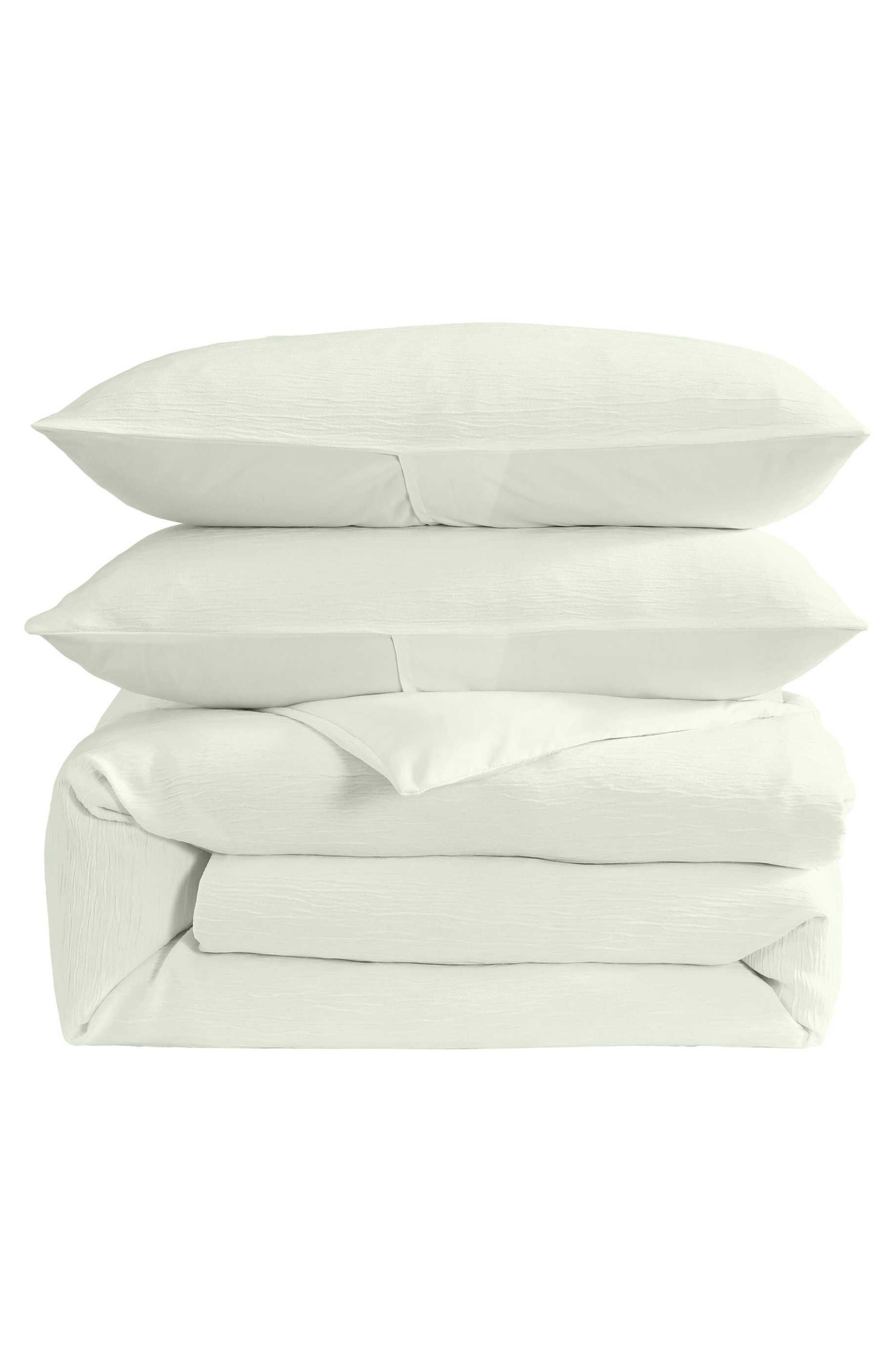 Crinkle Duvet Cover Set