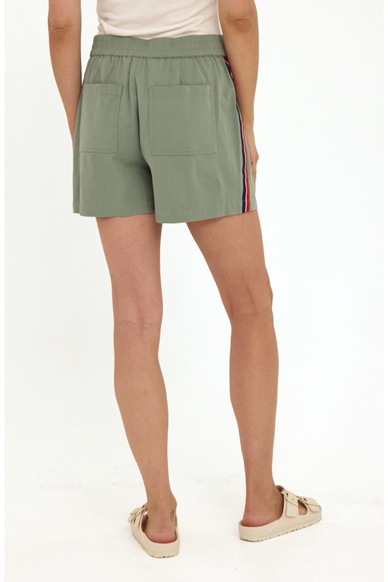 Selene Stretch Twill Shorts, Alternate, color, WASABI