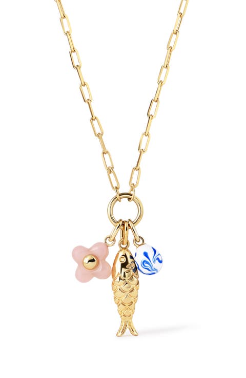 Floral Charm Necklace