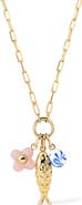 Ana Luisa Floral Charm Necklace