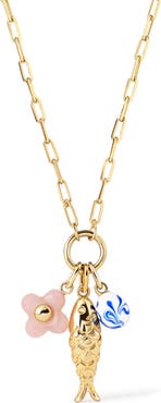 Ana Luisa Floral Charm Necklace