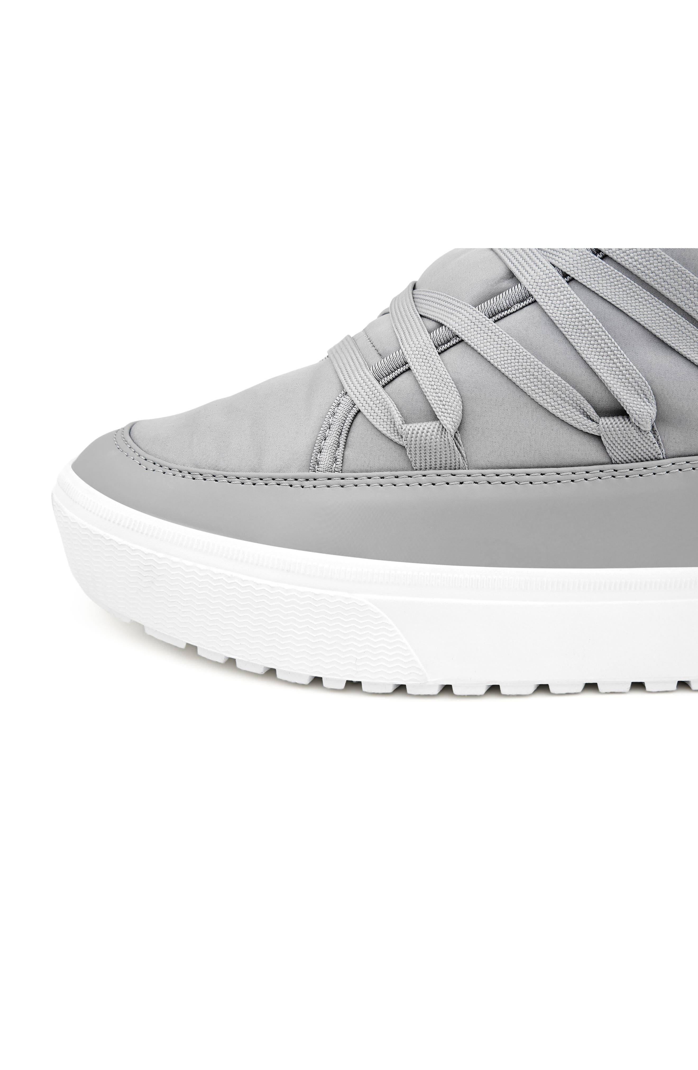 Chamonix Vegan Water Resistant Boot, Alternate, color, PIGEON GREY/ SHELL WHITE