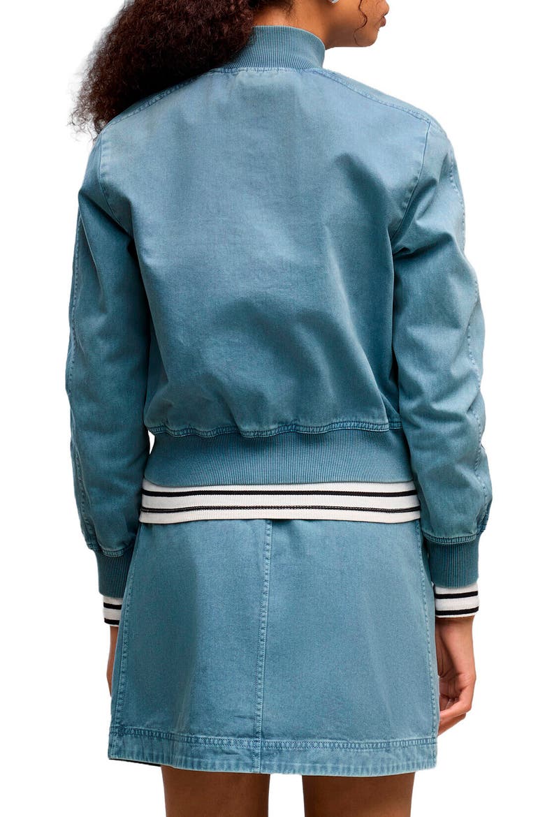 Future Twill Track Jacket, Alternate, color, COOL BLUE