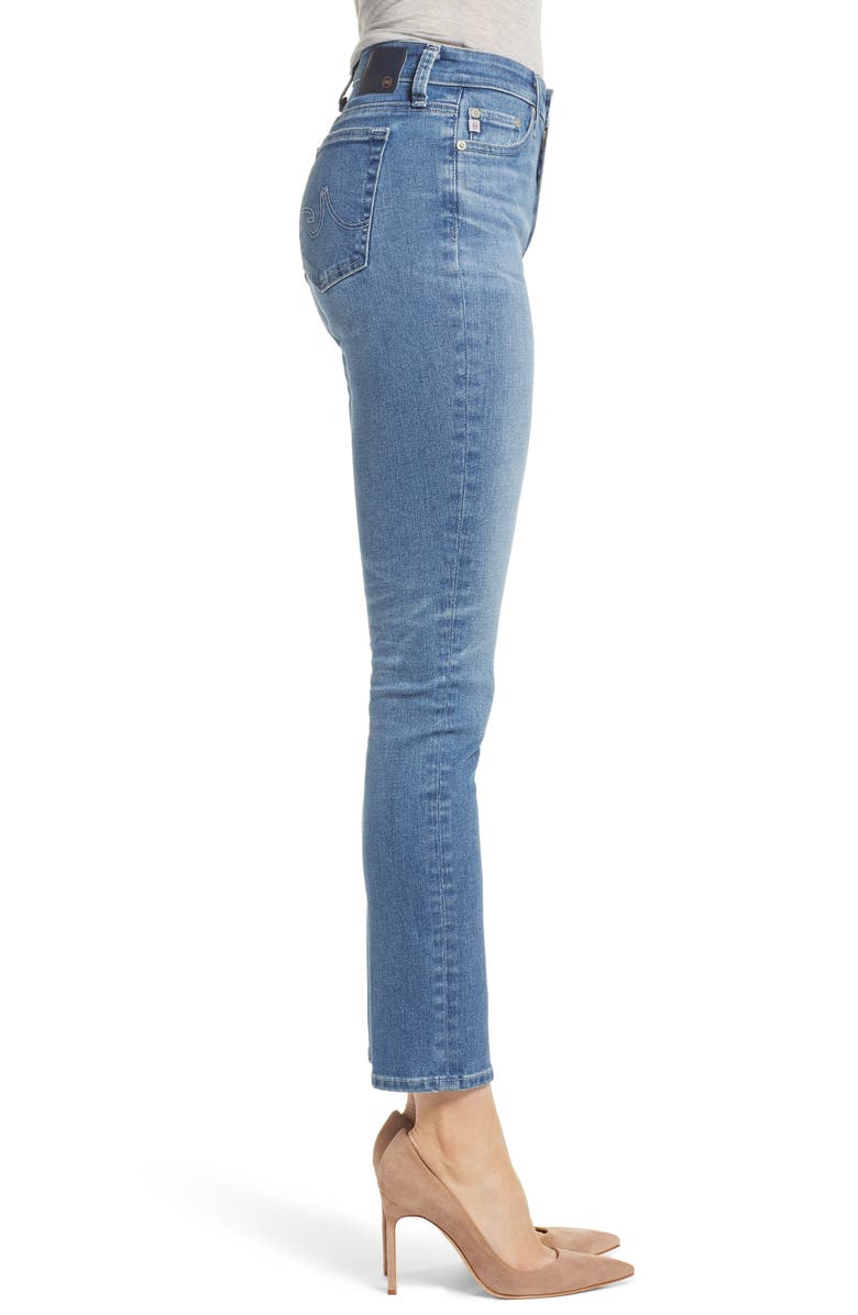 AG Mari Mid Rise Slim Straight Leg Jeans, Alternate, color, 