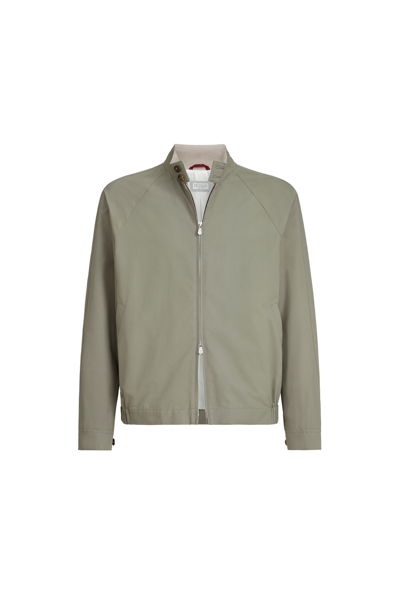 Gabardine outerwear jacket, Alternate, color, Khaki