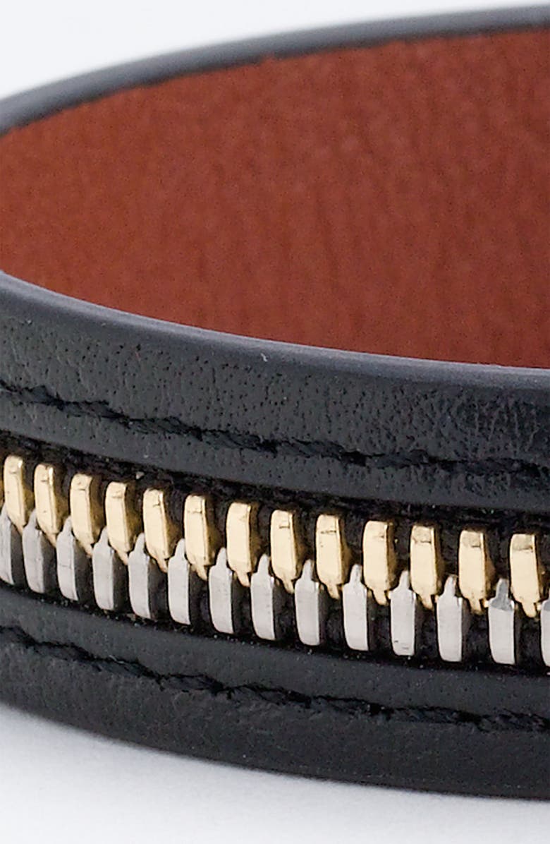 Want Les Essentiels de la Vie 'Tambo' Zip Leather Bracelet, Main, color, 