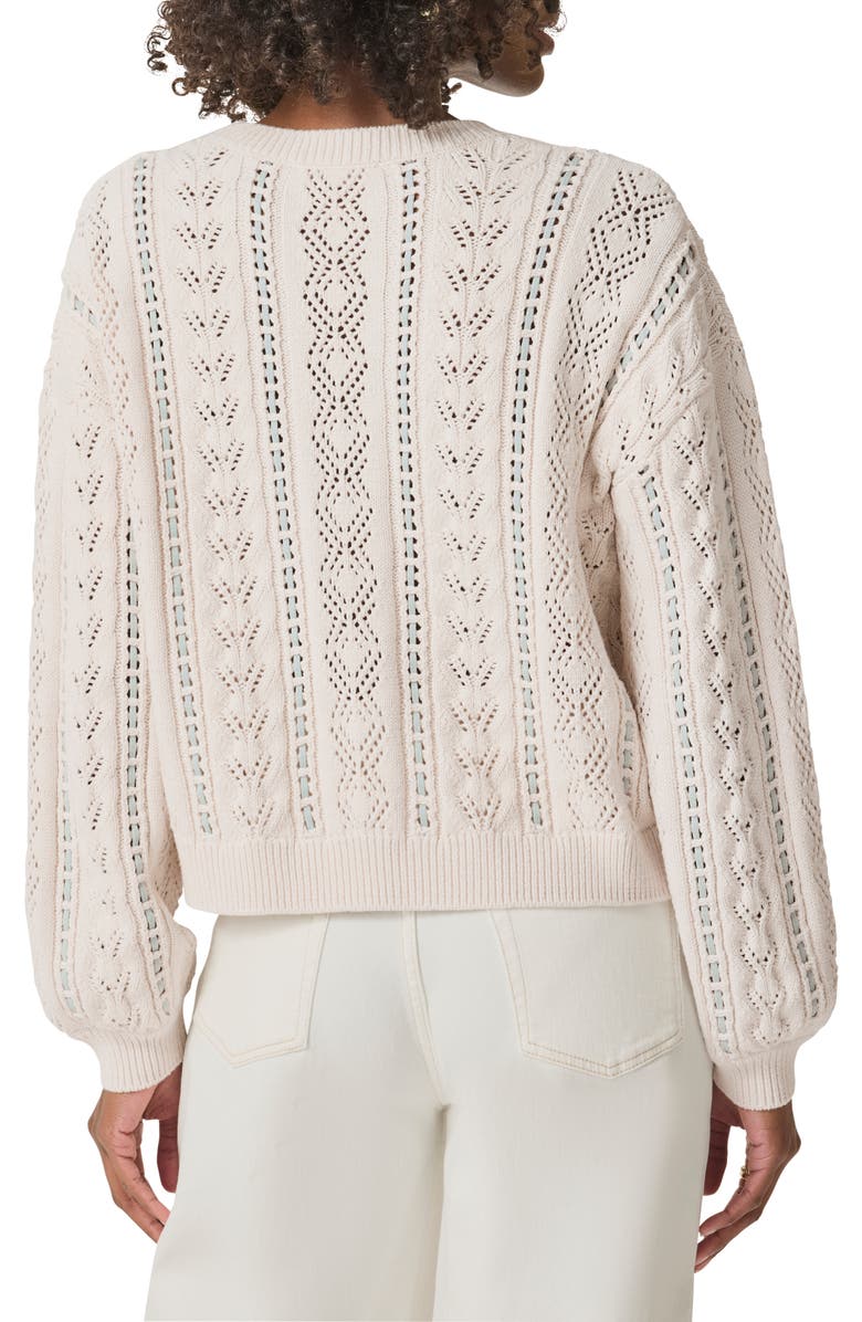 Splendid Penelope Open Stitch Sweater, Alternate, color, Moonstone/ Mineral
