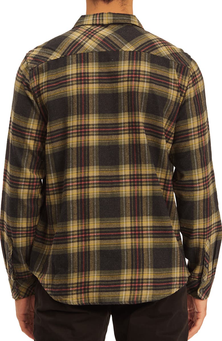 Billabong Coastline Check Flannel Button-Up Shirt, Alternate, color, 
