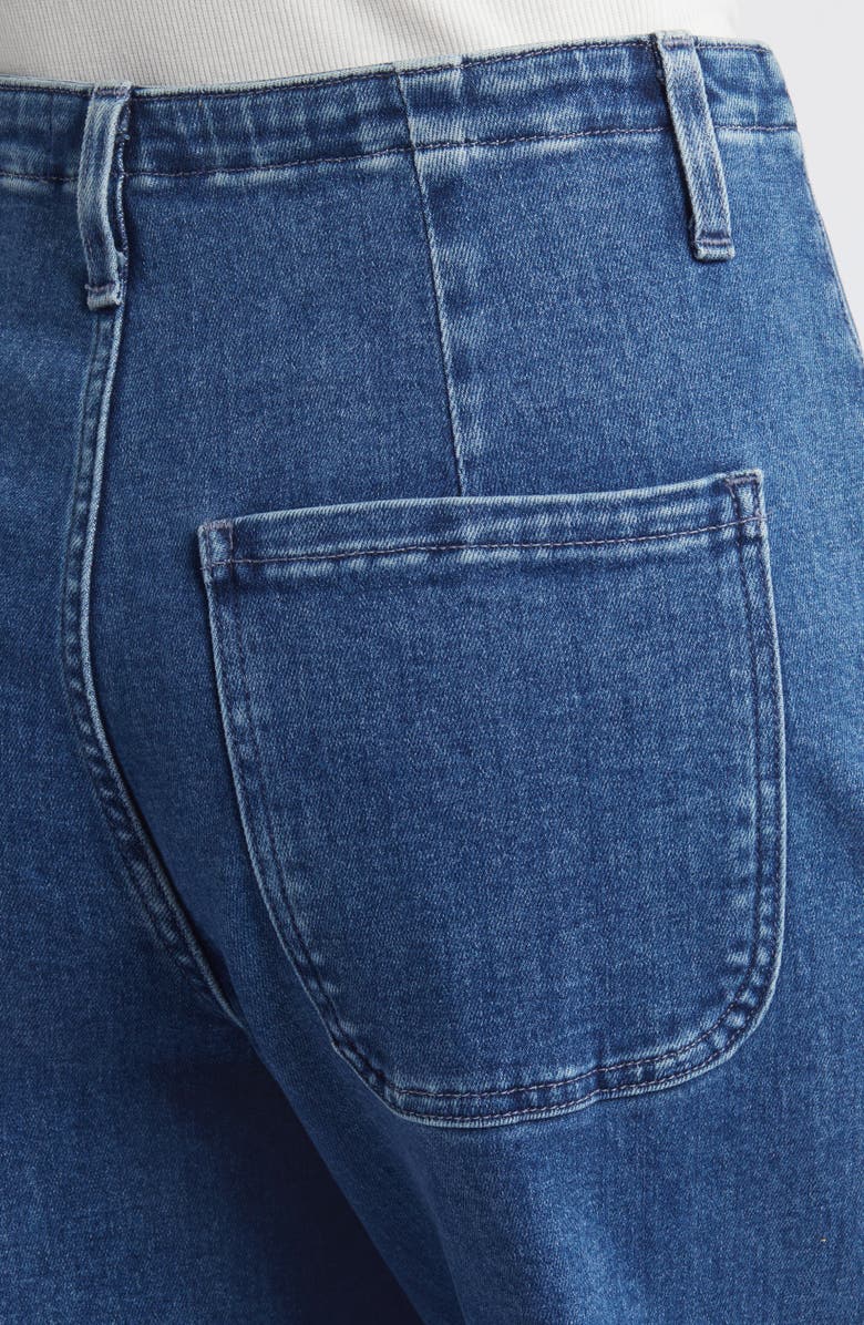 LE JEAN High Waist Utility Wide Leg Jeans, Alternate, color,