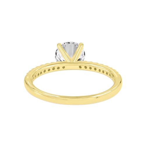 Luvmyjewelry Certified Round Shape Lab Grown Diamond (1.20 Ctw) Ring In 14k Yellow Gold