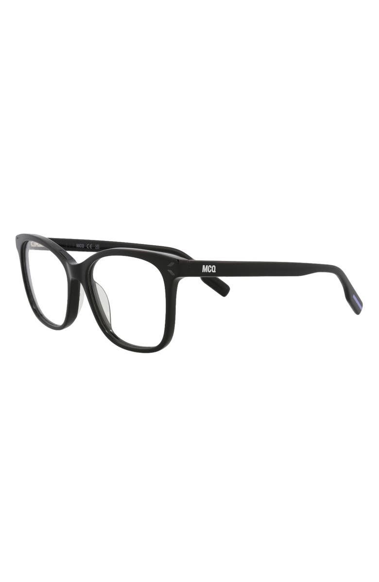 McQueen 53mm Square Optical Glasses, Alternate, color,