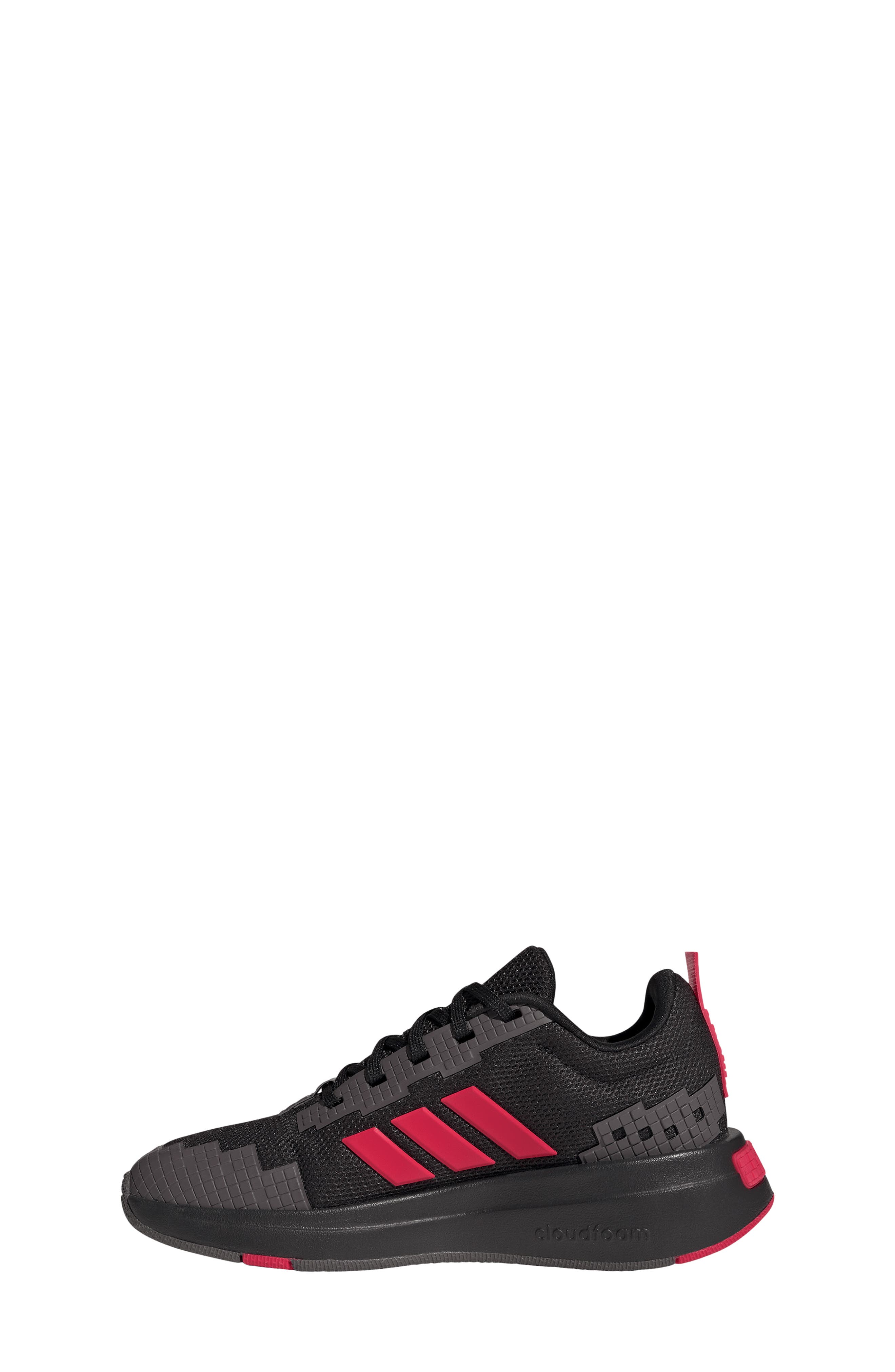 Kids' Minecraft Pro Running Shoe, Alternate, color, BLACK/ LUCID RED/ GREY