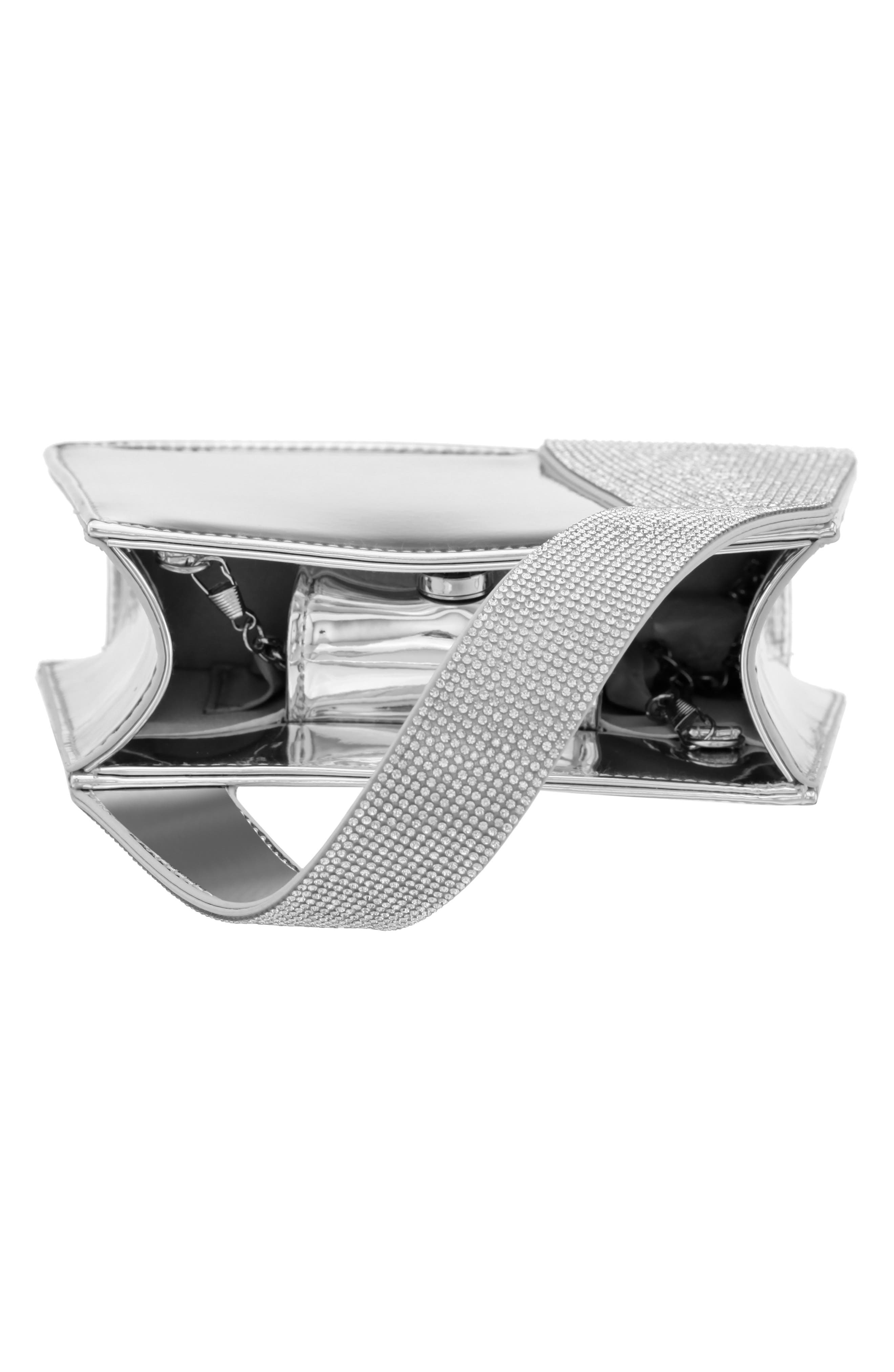 Glory Top Handle Bag, Alternate, color, SILVER