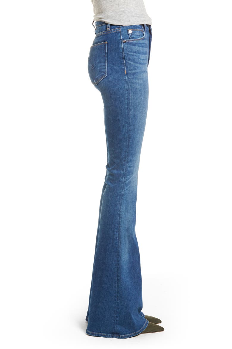 Holly High Waist Flare Jeans, Alternate, color, ROGUE