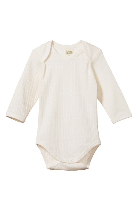 Long Sleeve Pointelle Bodysuit (Baby & Toddler)