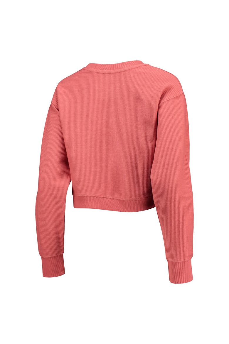 Women's League Collegiate Wear Orange Clemson Tigers Corded Timber Cropped Pullover Sweatshirt, Alternate, color, Orange