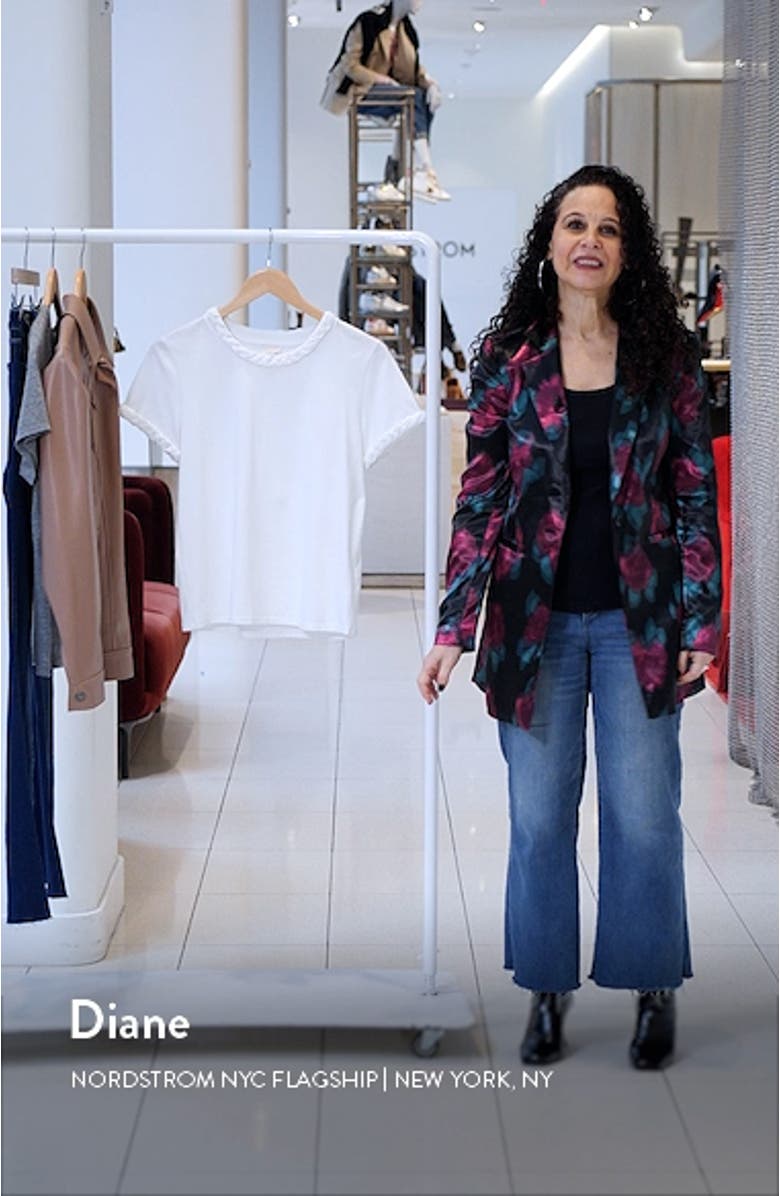 Braided Trim T-Shirt, sales video thumbnail