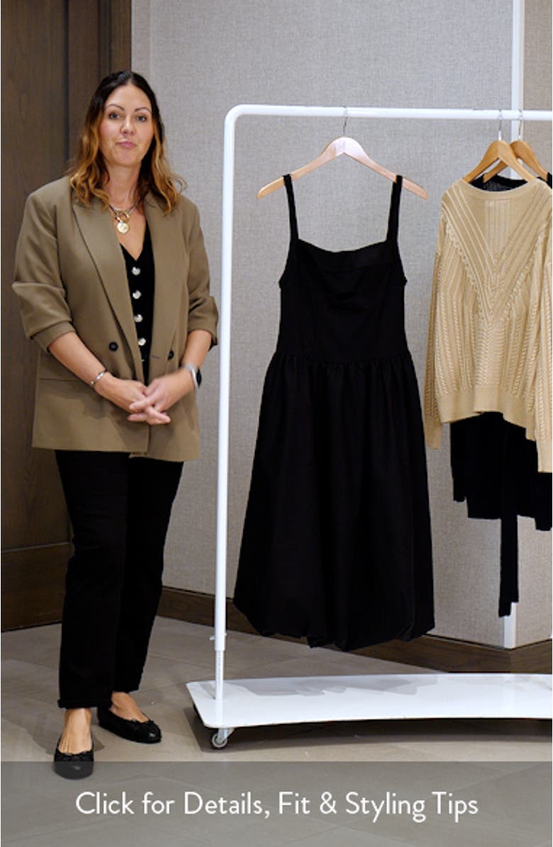 Jevi Sleeveless Bubble Midi Dress, sales video thumbnail