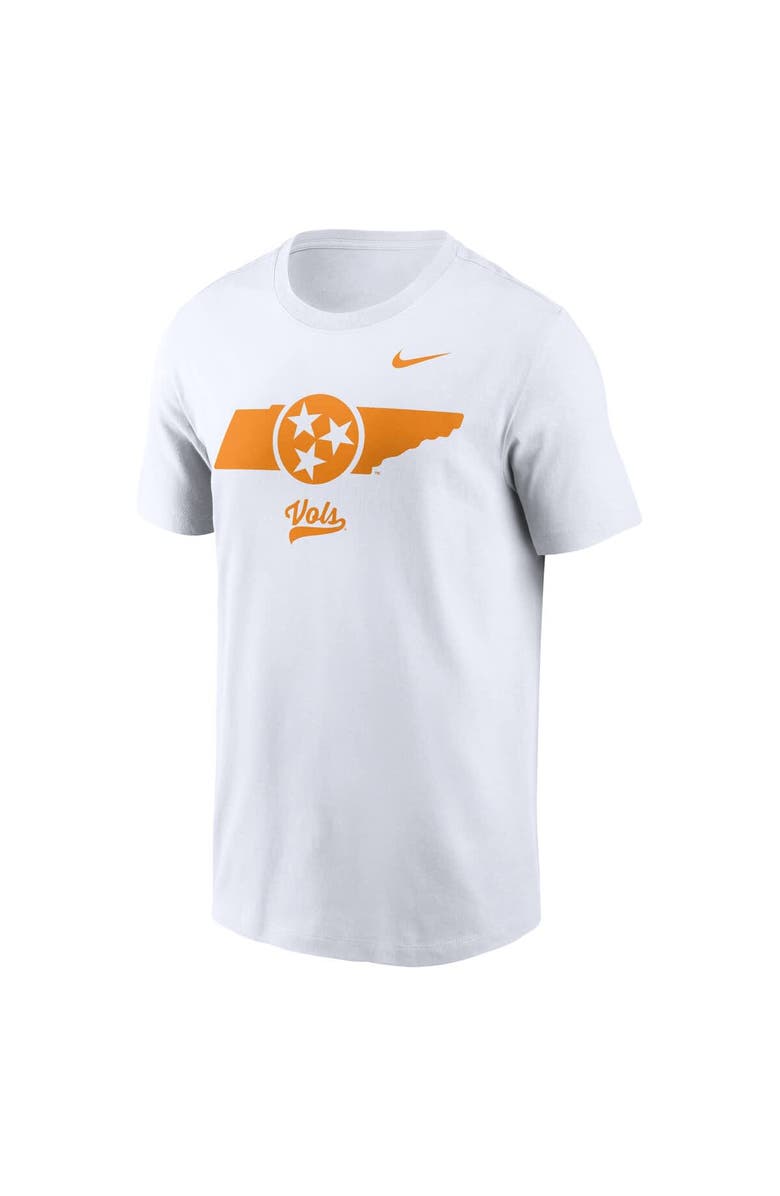 Nike Men's Nike White Tennessee Volunteers Campus Local T-Shirt, Alternate, color,