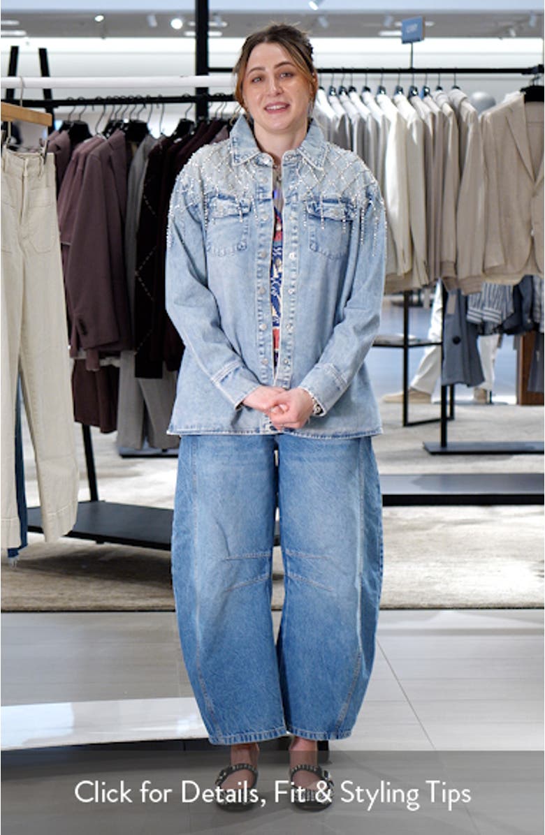 Rhinestone Embellished Denim Jacket, sales video thumbnail