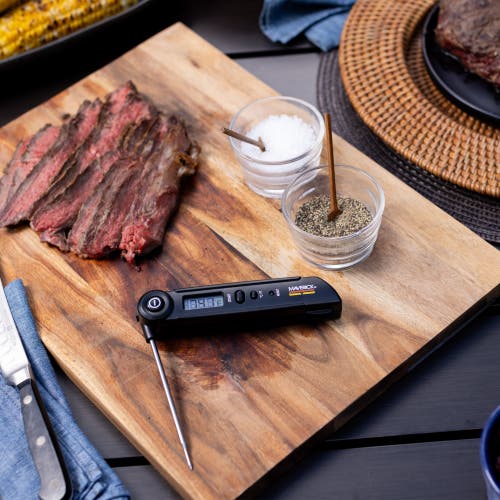 Maverick Flip-action Probe Folding Thermometer In Black