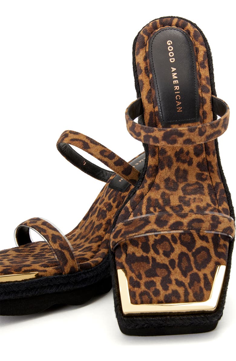 Good American Espadrille Wedge Sandal, Alternate, color,