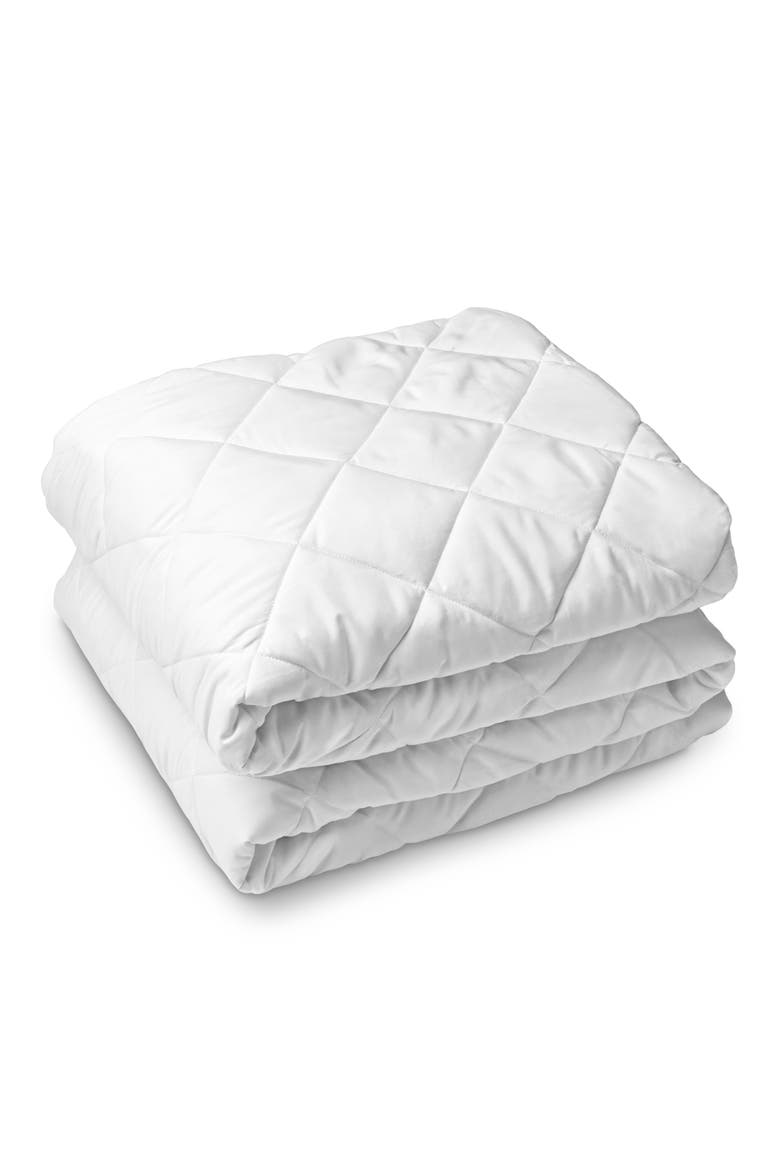 Quilted Waterproof Mattress Protector - Split Head King, Main, color, White