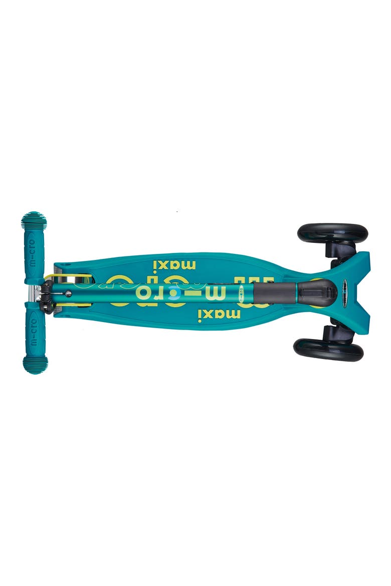 Maxi Deluxe Foldable Kick Scooter, Alternate, color, PETROL GREEN