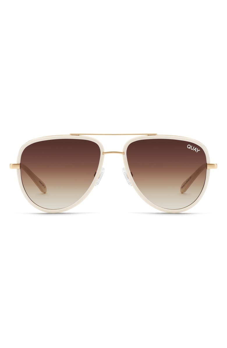 Quay All In QUAY All In 54mm Aviator Sunglasses | Nordstromrack