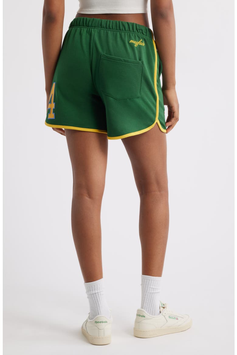 444 Graphic Sweat Shorts, Alternate, color, GREEN